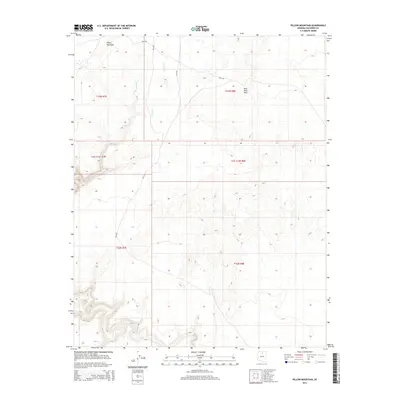 2014 Map of Pillow Mountain, 2014 Print
