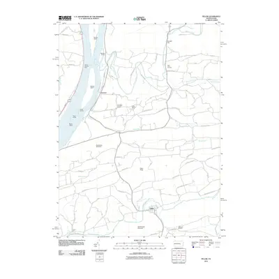 2010 Map of Pillow, 2010 Print
