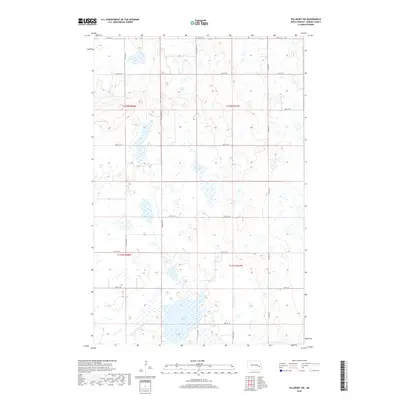 2018 Map of Pillsbury SW, 2018 Print