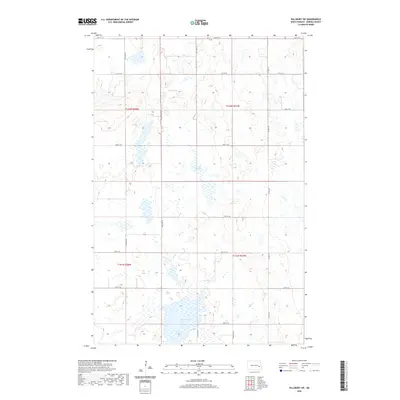 2020 Map of Pillsbury SW, 2020 Print