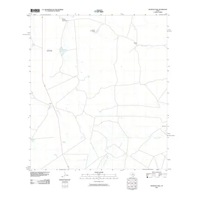 2010 Map of Piloncillo Hill, 2010 Print