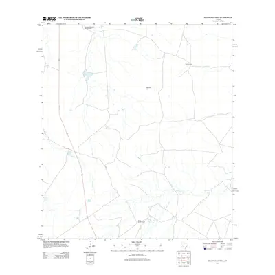 2013 Map of Piloncillo Hill, 2013 Print