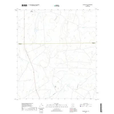 2019 Map of Piloncillo Hill, 2019 Print