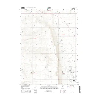 2015 Map of Pilot Butte, 2015 Print