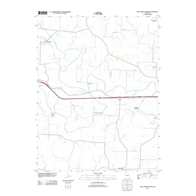 2011 Map of Pilot Grove North, 2011 Print