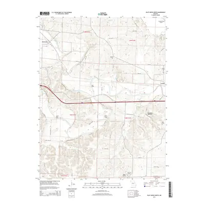 2015 Map of Pilot Grove North, 2015 Print