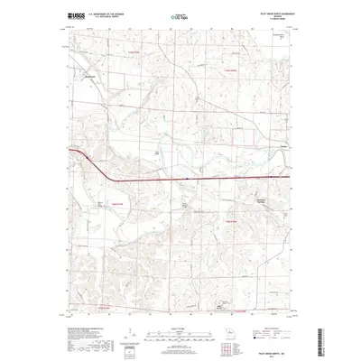 2017 Map of Pilot Grove North, 2017 Print