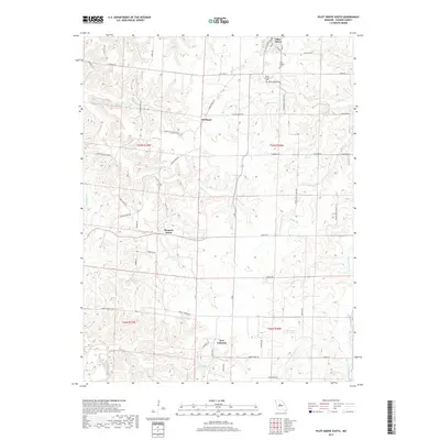 2017 Map of Pilot Grove South, 2017 Print