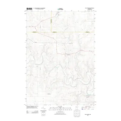 2013 Map of Pilot Mound, 2013 Print