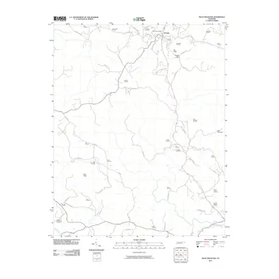 2010 Map of Pilot Mountain, 2010 Print