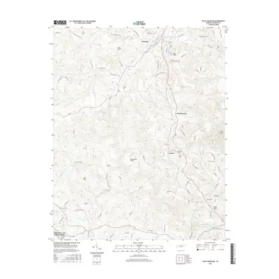 2016 Map of Pilot Mountain, 2016 Print