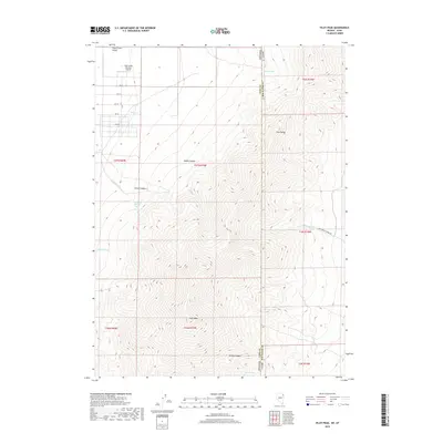 2018 Map of Pilot Peak, 2018 Print