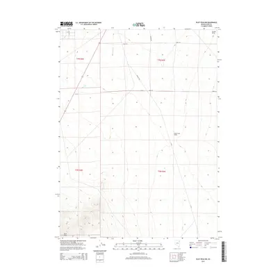 2014 Map of Pilot Peak NW, 2014 Print