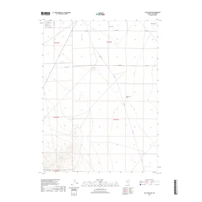 2018 Map of Pilot Peak NW, 2018 Print