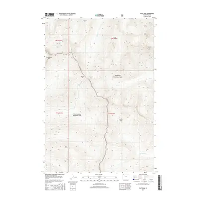 2015 Map of Pilot Peak, 2015 Print