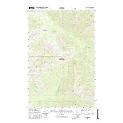 2017 Map of Pilot Peak, 2017 Print