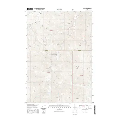2013 Map of Pilot Peak, 2013 Print