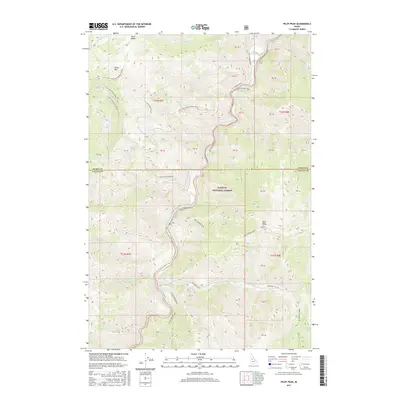 2017 Map of Pilot Peak, 2017 Print