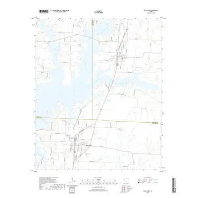 2019 Map of Pilot Point, 2019 Print