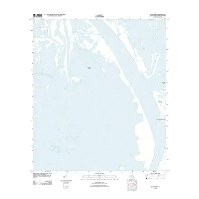2012 Map of Pilottown, 2012 Print