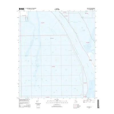 2015 Map of Pilottown, 2015 Print