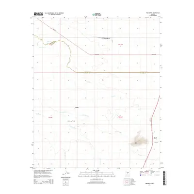 2014 Map of Pima Butte, 2014 Print