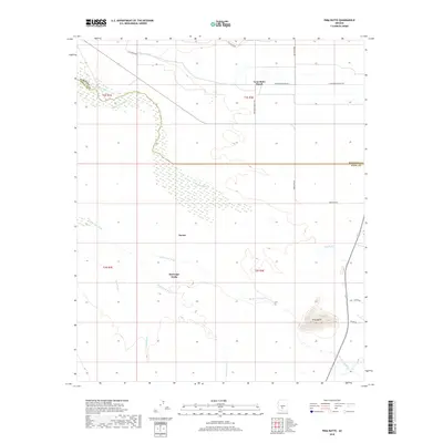 2018 Map of Pima Butte, 2018 Print