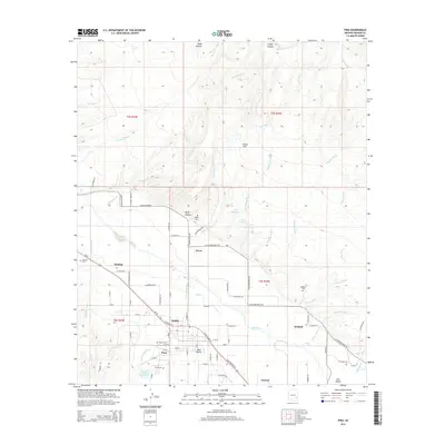 2014 Map of Pima, 2014 Print