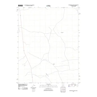 2010 Map of Pinabetoso Peaks, 2010 Print