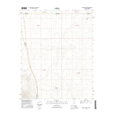 2017 Map of Pinabetoso Peaks, 2017 Print
