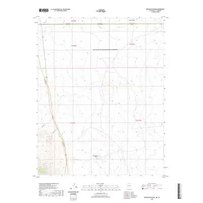 2020 Map of Pinabetoso Peaks, 2020 Print