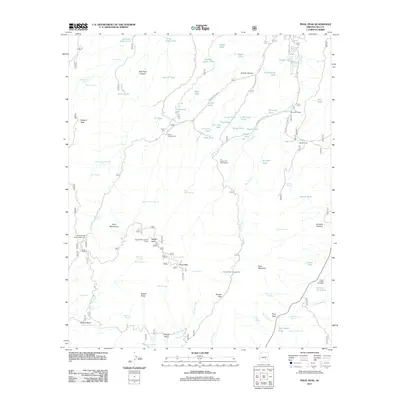 2011 Map of Pinal Peak, 2011 Print
