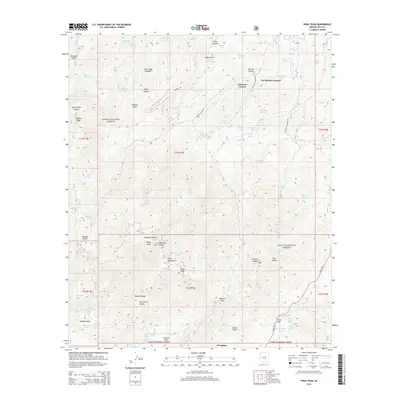 2014 Map of Pinal Peak, 2014 Print
