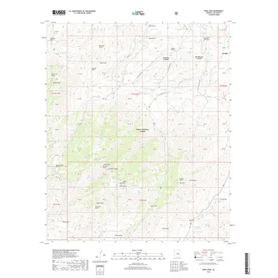 2018 Map of Pinal Peak, 2018 Print