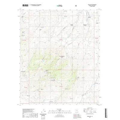 2021 Map of Pinal Peak, 2021 Print