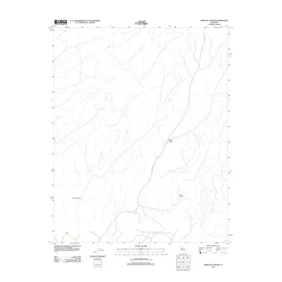 2012 Map of Pinalito Canyon, 2012 Print