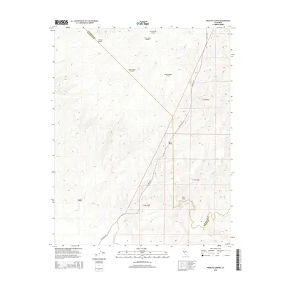 2015 Map of Pinalito Canyon, 2015 Print