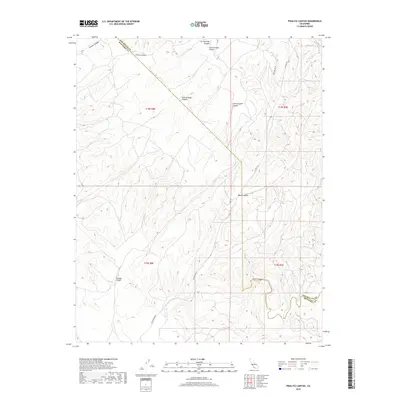2018 Map of Pinalito Canyon, 2018 Print