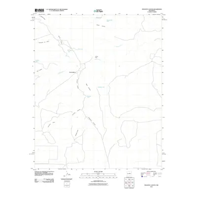 2010 Map of Pinavete Canyon, 2010 Print