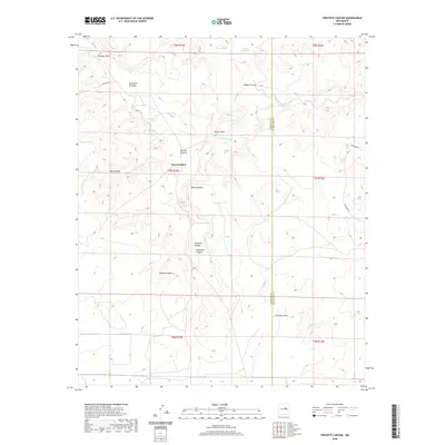2020 Map of Pinavete Canyon, 2020 Print