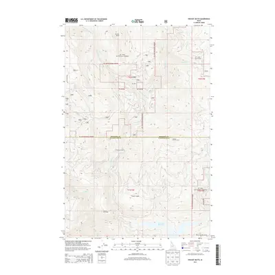 2013 Map of Pinchot Butte, 2013 Print