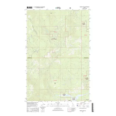 2017 Map of Pinchot Butte, 2017 Print