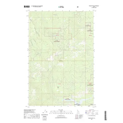 2020 Map of Pinchot Butte, 2020 Print