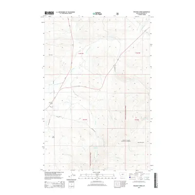 2014 Map of Pinchout Creek, 2014 Print
