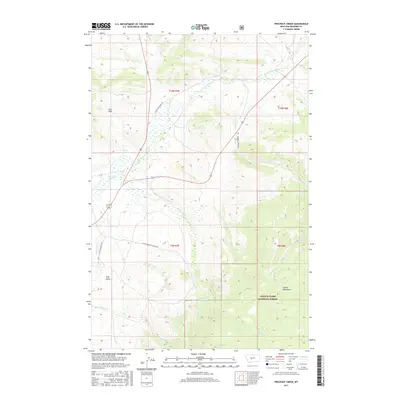 2017 Map of Pinchout Creek, 2017 Print