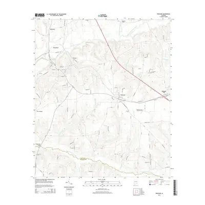 2014 Map of Pinckard, 2014 Print