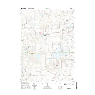 2014 Map of Pinckney, 2014 Print