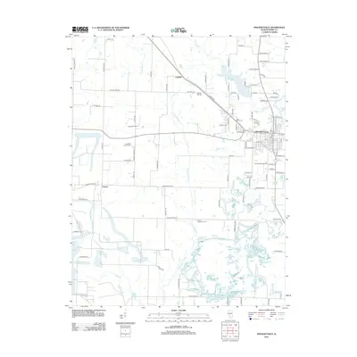 2012 Map of Pinckneyville, 2012 Print
