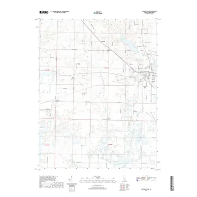 2018 Map of Pinckneyville, 2018 Print