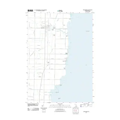 2011 Map of Pinconning, 2011 Print